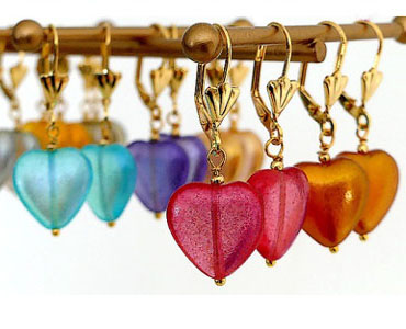 Category Czech Glass Hearts - Pendants